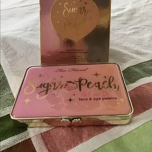 Too Faced Sugar Peach wet and dry face/eye palette